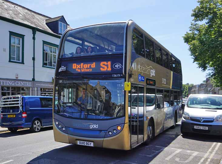 Stagecoach Oxford Scania N230UD ADL Enviro400 15619 Gold